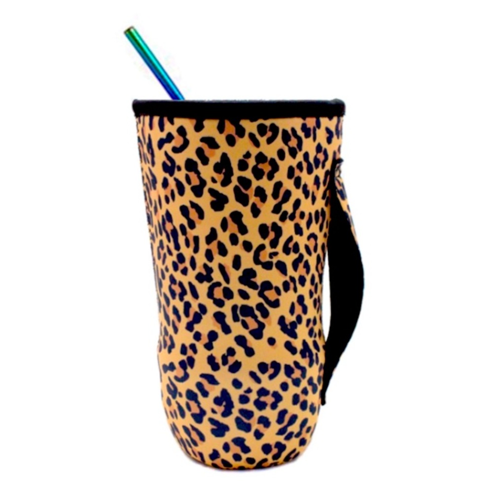 TIPI⭐️NEW Leopard Print🐆KOOZIE Beverage Cup Cover